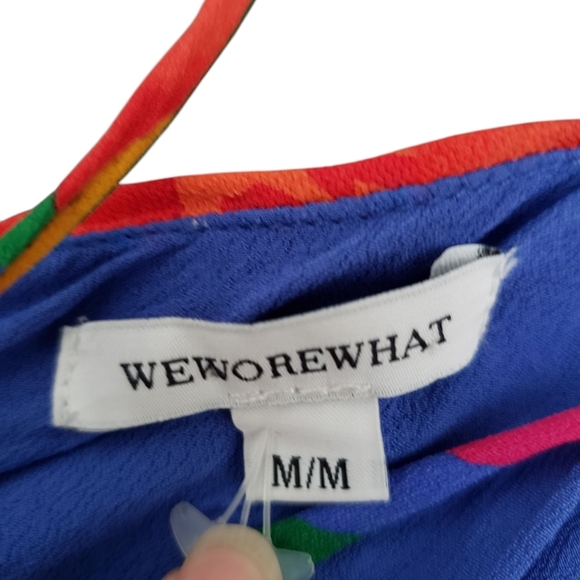 We Wore What Floral Ruched Dress Medium - Picture 3 of 5